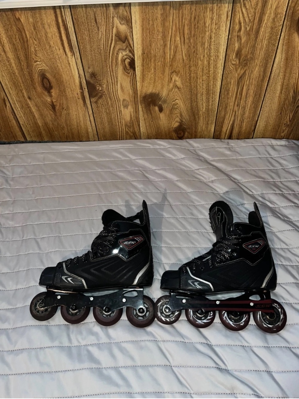 CCM LE INLINE HOCKEY SKATES ROLLER BLADES SIZE 7D SKATE